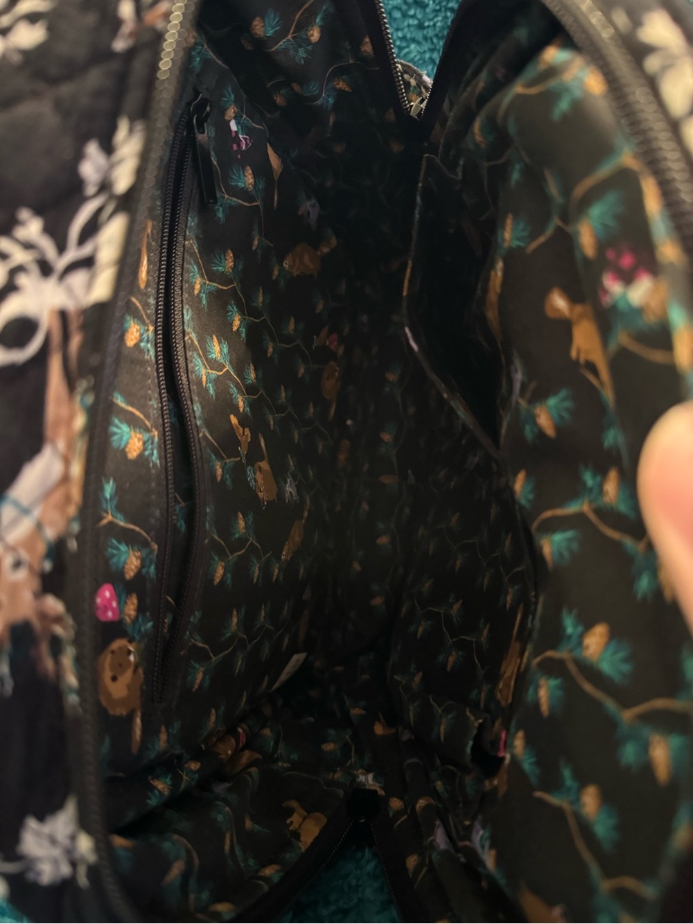 Vera Bradley Merry Mischief Quilted Backpack - Picture 5 of 6